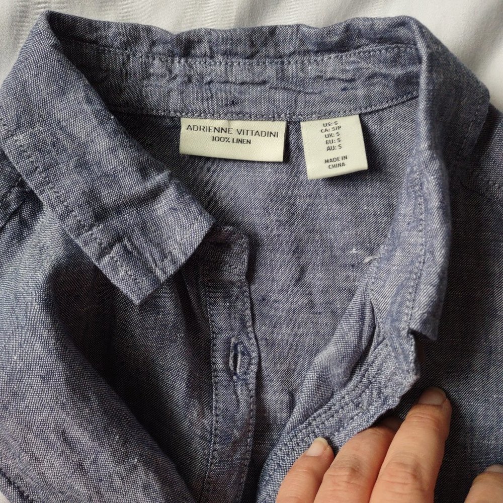 Adrienne Vittadini Linen Dress
